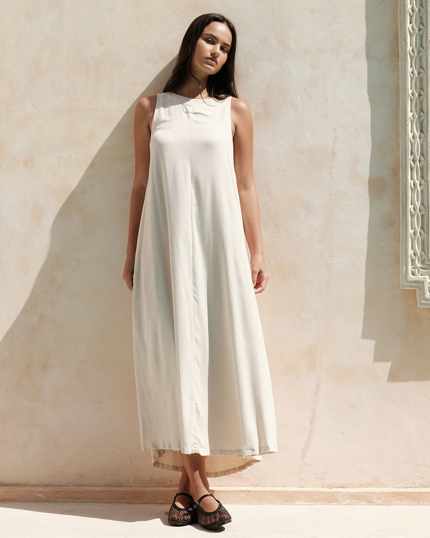 Marina Midi Dress - White