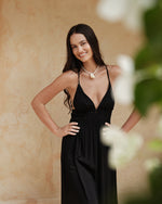 Load image into Gallery viewer, Poly Maxi Dress Black - 2
