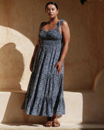 Load image into Gallery viewer, Maui Ruched Midi Dress
