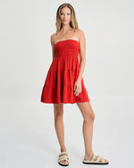 Load image into Gallery viewer, Atlas Ruched Mini Dress
