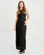 Load image into Gallery viewer, Hampton Midi Skirt Black 5
