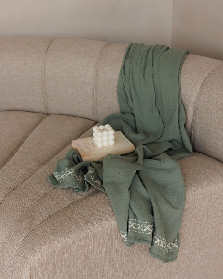 Gauze Throw Blanket