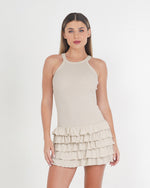 Load image into Gallery viewer, Bridget Frill Mini Dress
