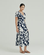 Load image into Gallery viewer, Illona Wrap Midi Dress
