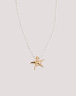 Load image into Gallery viewer, Starfish Pearl Necklace
