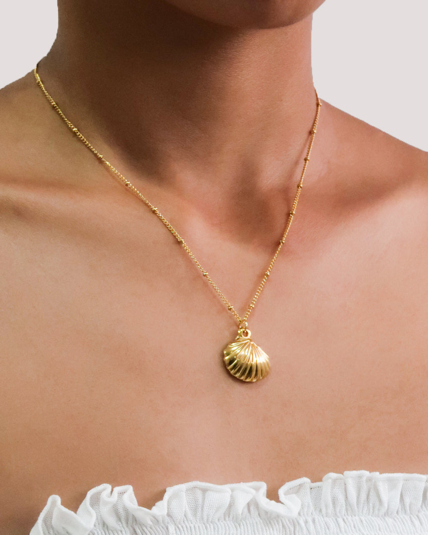 Golden Shell Necklace