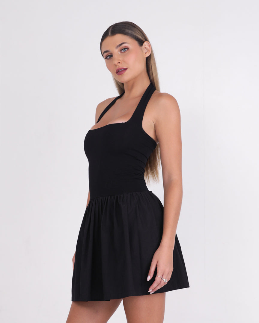 Gala Halter Mini Dress